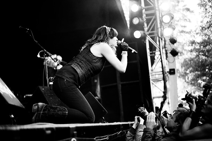 2008-06-14 - The Donnas från Hultsfredsfestivalen, Hultsfred