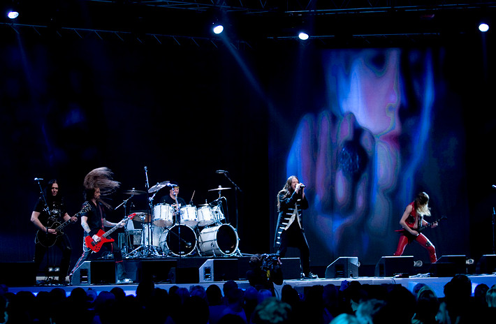 2009-01-17 - Hammerfall at P3 Guld, Göteborg