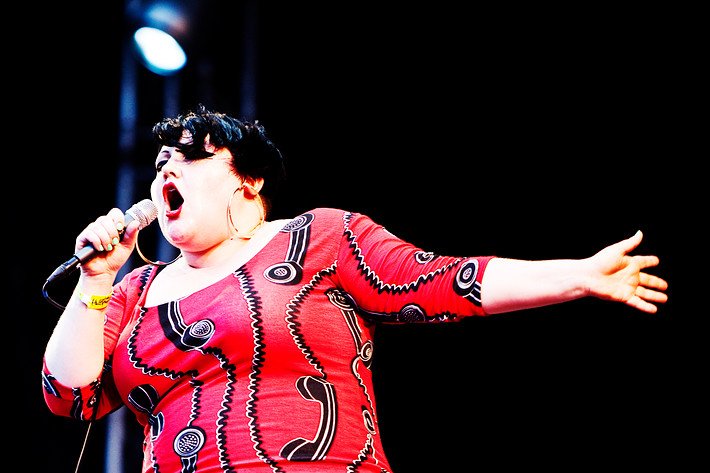 2009-07-08 - The Gossip at Hultsfredsfestivalen, Hultsfred