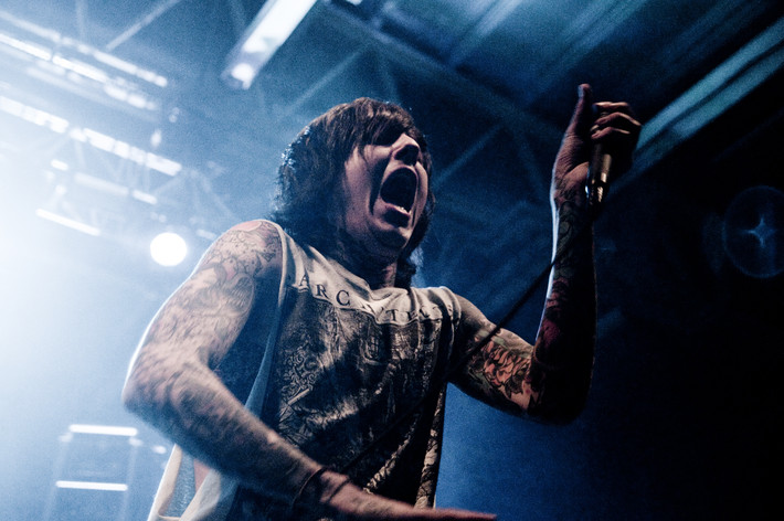 2011-01-27 - Bring Me The Horizon at Arenan, Stockholm