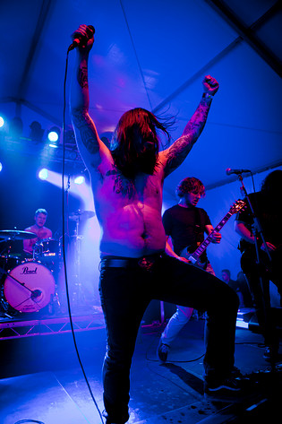 2011-06-16 - Kvelertak från West Coast Riot, Göteborg