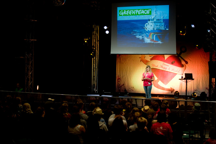 2011-07-02 - Greenpeace at Peace & Love, Borlänge