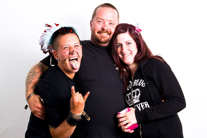2011-07-02 - Rockfotostudion at Peace & Love, Borlänge