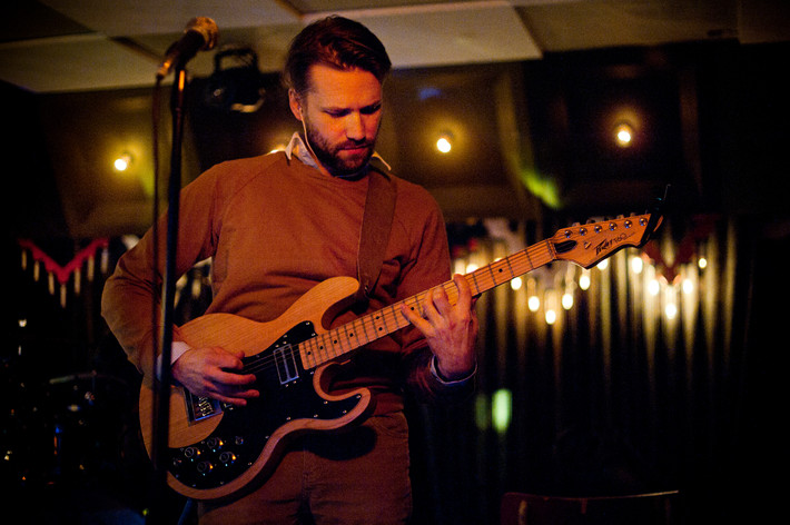 2012-01-28 - Hans Appelqvist at Kafé de luxe, Växjö