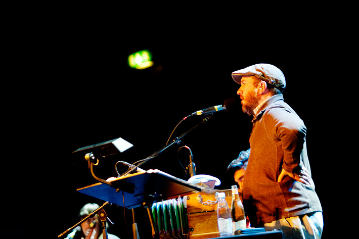 2012-05-12 - The Magnetic Fields at Filadelfiakyrkan, Stockholm