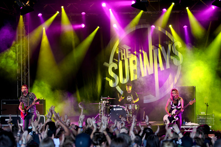 2012-06-28 - The Subways at Peace & Love, Borlänge