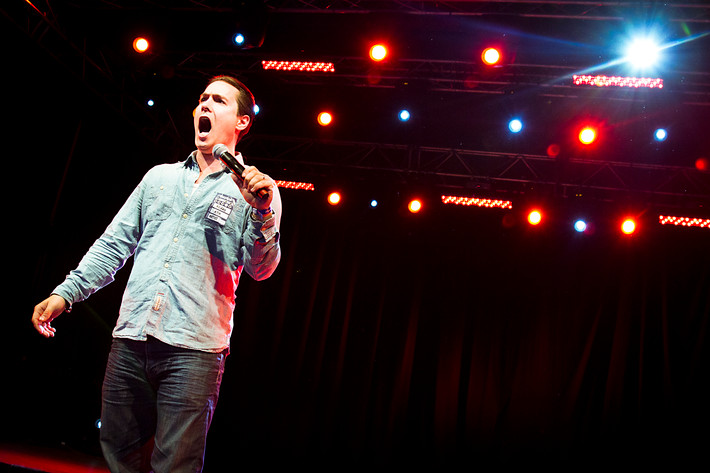 2012-06-29 - David Druid, stand up at Peace & Love, Borlänge