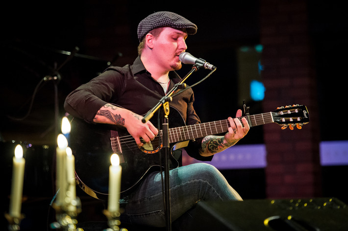2013-08-31 - Mika Tahvanainen at Växjö Visfestival, Växjö