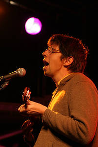 2004-07-24 - Darren Hayman at We&You, Malmö